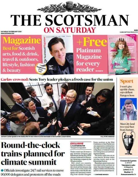 Scotsman front page