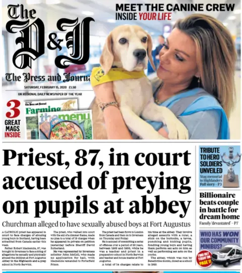 Press & Journal front page