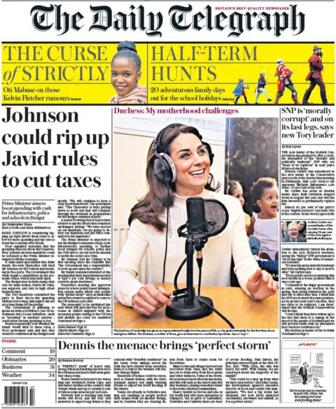 Telegraph front page