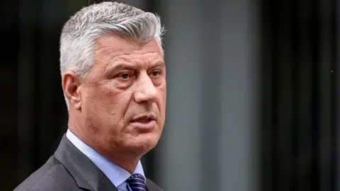 Getty Images President Hashim Thaci of Kosovo