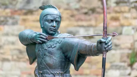 Getty Images Robin Hood statue