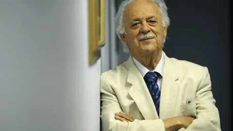 AFP George Bizos pictured in his office on 26 January 2010 in Johannesburg