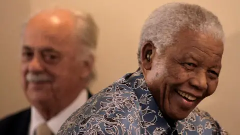 Reuters George Bizos and Nelson Mandela in 2009