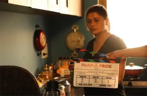  Yantra Pictures Pallavi Joshi in a scene from Painful Pride