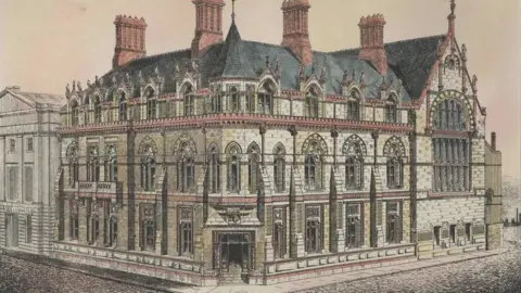 The Common Room Postcard of the Mining Institute