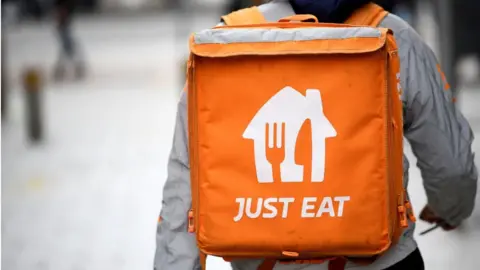 Getty Images Just Eat delivery driver