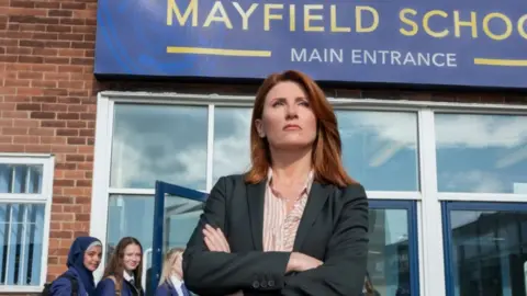 Amazon Swinton Academy in Rotherham which becomes the fictional Mayfield School in the film