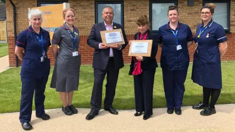 BBC Professor Van-Tam and hospice staff