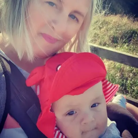 Michelle Welsh Michelle and her baby Billy