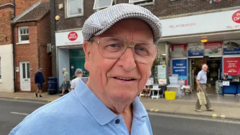 Ben Parker/BBC Keith Cook in Leiston