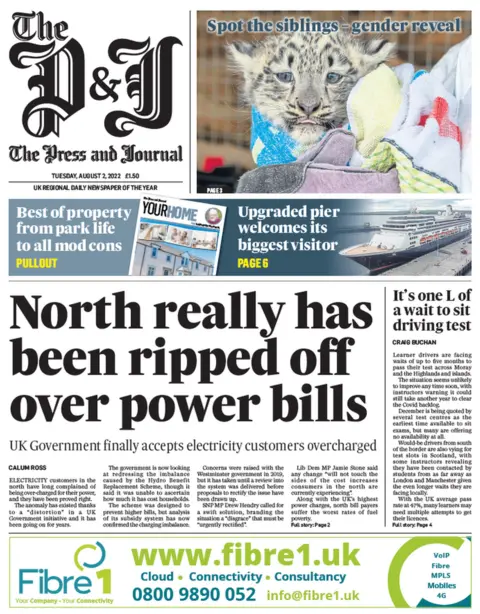 Press and Journal Press and Journal front page