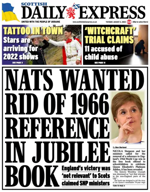 Daily Express Daily Express front page