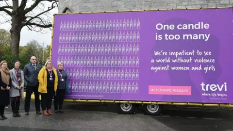 Plymouth City Council Trevi 16 Days campaign poster in Plymouth