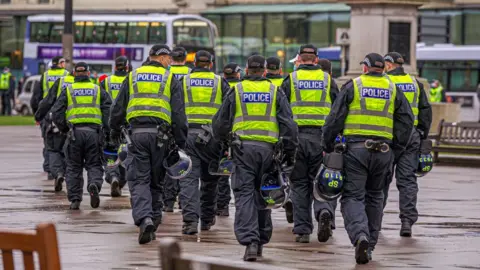 Getty Images Police Scotland officers