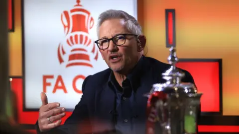 Getty Images Image shows Gary Lineker