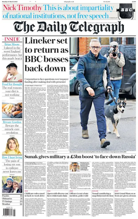 The daily Telegraph