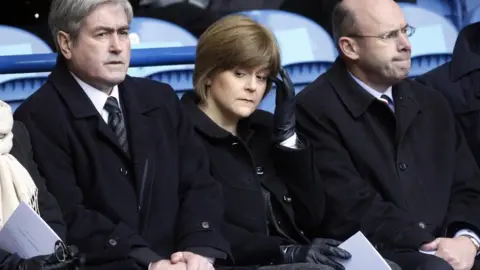 Getty Images Nicola Sturgeon at the Ibrox commemorations