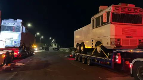 RTÉ Two Police Service of Northern Ireland water cannon travelled to Dublin on Friday after a request from Irish police