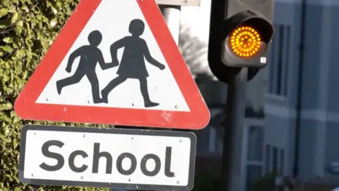 BBC A Guernsey school sign