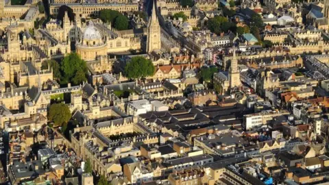 Dave Price Oxford from the air