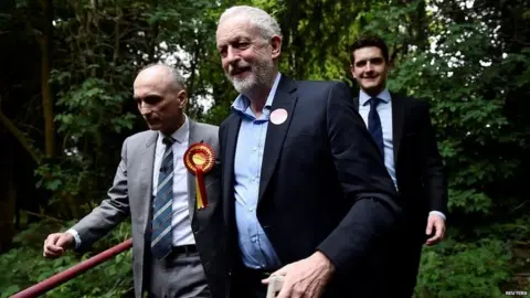 Reuters Chris Williamson (left) with Jeremy Corbyn