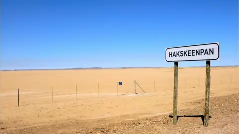 BLOODHOUND SSC The 2018 test track