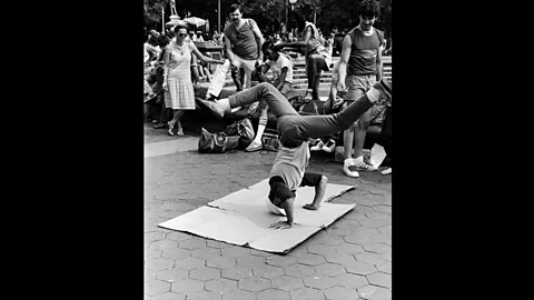 Getty Images In the early 1970s, the b-boys and b-girls developed dance moves built around the music's breakbeats. (Credit: Getty Images)