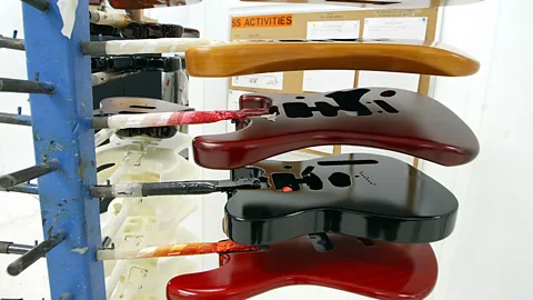 The Stratocaster was part of a wave of deeply stylish mid-century modern US designs (Robyn Beck/AFP/Getty Images)