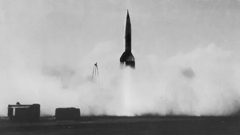 Science Photo Library The rockets von Braun built for the Nazis became the first stage of the American space programme (Credit: Science Photo Library)