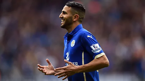 Getty Images Once considered too frail to make a top footballer, Riyad Mahrez this year won the Professional Footballers' Association Player of the Year award (Credit: Getty Images)