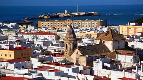 Bildagentur-online/Getty Cadiz is more known for its charming beaches - not a subterranean world (Credit: Bildagentur-online/Getty)