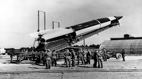 Paul Popper/Popperfoto/Getty Images In 1944, Hitler expressed regret at having miscalculated the importance of using rockets to win the war (Credit: Paul Popper/Popperfoto/Getty Images)