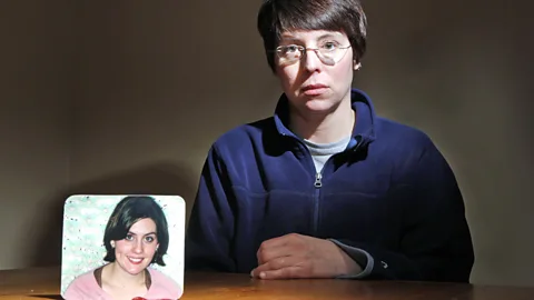 Getty Images Holly Dee’s daughter Nicole Oliver, in the snapshot, was shot and killed by her husband in 2007; each month 50 US women are shot to death by their partners (Credit: Getty Images)