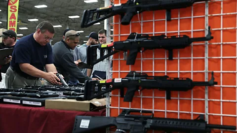 Getty Images In the US, the firearms industry accounts for $50 billion (£35 billion) – still a relatively small part of the economy overall (Credit: Getty Images)