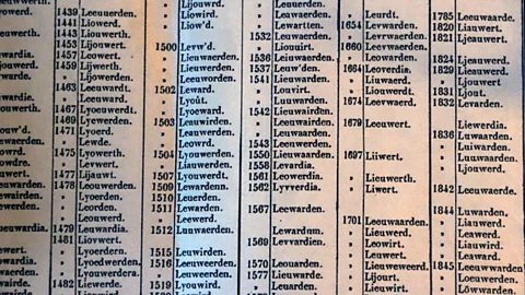 Mike MacEacheran There are more than 200 variations of the name ‘Leeuwarden’ dating back to the 11th Century (Credit: Mike MacEacheran)