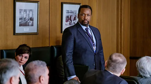 Alamy Amazon’s Tom Clancy adaptation Jack Ryan has recast Ryan’s boss, CIA director James Greer (played by Wendell Pierce, right) as an African-American convert to Islam (Credit: Alamy)