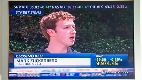 Alamy Facebook founder Mark Zuckerberg is among the most visible 'celebrity CEOs', whose success and failure is often headline making in global media (Credit: Alamy)