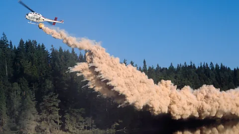 Getty Images Adding large quantities of alkaline substances helped to neutralise lakes affected by acid rain (Credit: Getty Images)