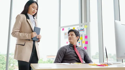 Alamy Asian women are either penalised for being bossy, or they self-censor and then seem to lack the assertiveness required for a leadership position (Credit: Alamy)