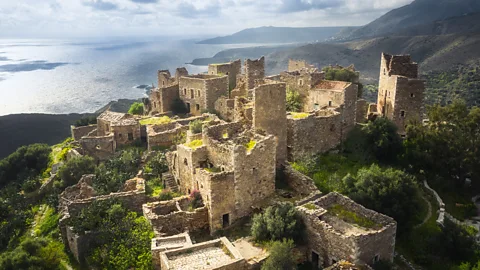 Posnov/Getty Images After Sparta was sacked, Tsakonika survived only in a few isolated mountain hamlets to the east (Credit: Posnov/Getty Images)