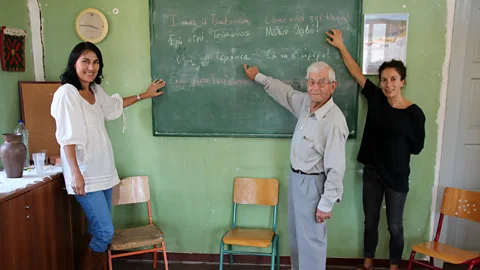 Angela Dansby In recent years, Tsakonians have been trying hard to keep their language alive (Credit: Angela Dansby)