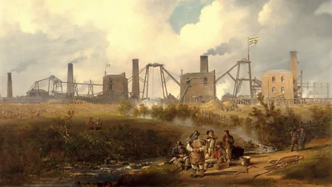 Getty Images Coal powered the Industrial Revolution in the UK. But with the decline of the industry in recent years, coal mining areas have faced economic stagnation (Credit: Getty Images)