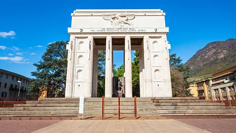 Alamy The Victory Monument in Bolzano has been described as "the first truly fascist monument" (Credit: Alamy)