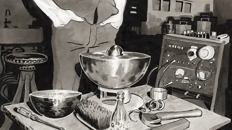 The "critical assembly" was comprised of a plutonium core and two hemispherical neutron "reflectors" made of beryllium.