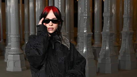 Getty Images Billie Eilsh wearing Gucci outfit