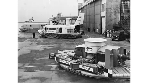 Hovercraft Museum Archive Hovercraft were seen as a technology of the future, but early designs were loud anbd expensive to operate (Credit: Hovercraft Museum Archive)