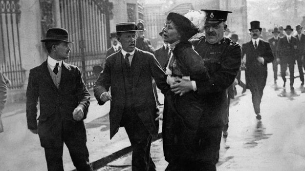 Suffragettes speak about direct action and their brutal treatment